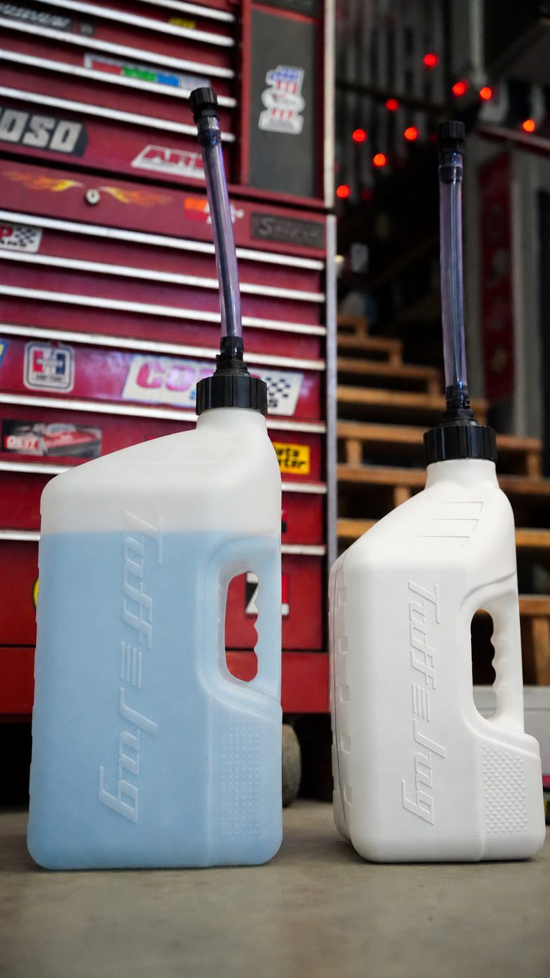 Tuff Jug utility fuel containers in the shop